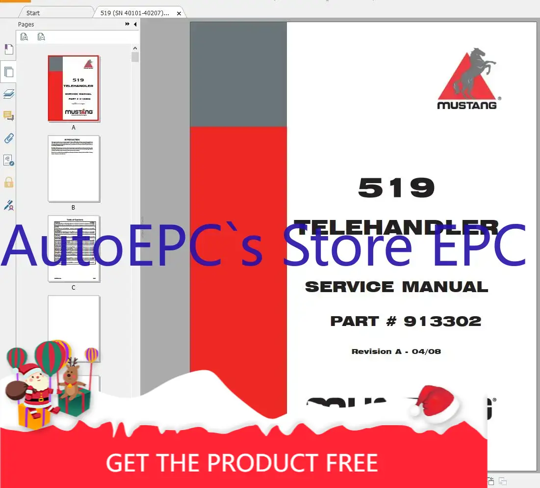 Heavy Equipment Service - AutoEPC Mustang Machinery Equipamento Pesado 4,14