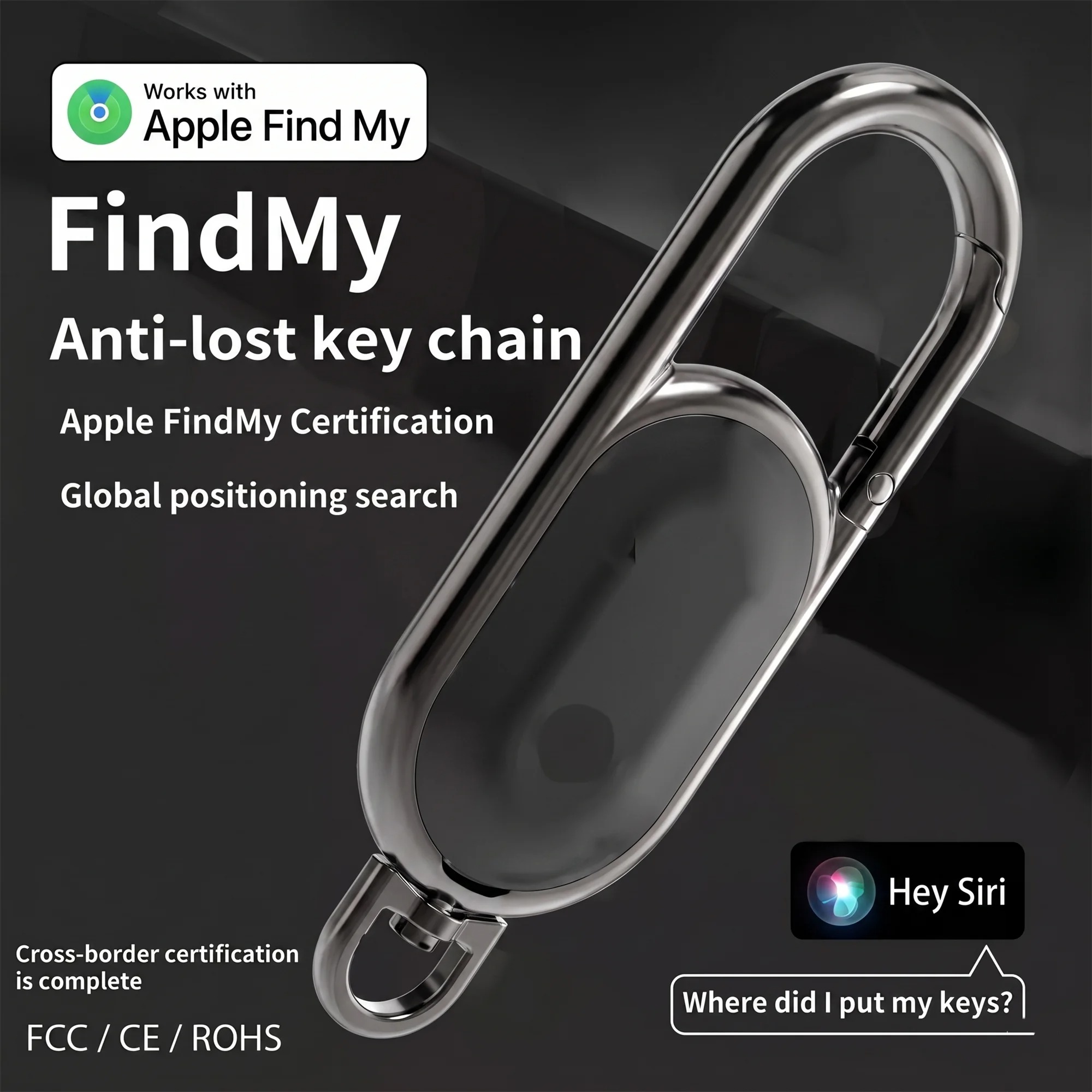Heavy Equipment Gps Tracker - Chaveiro inteligente com GPS anti-perda e