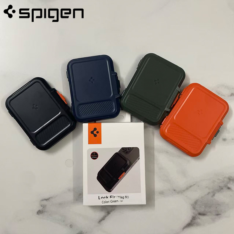 Heavy Equipment Bucket - Carteira Magnética Spigen para MagSafe, Suporte