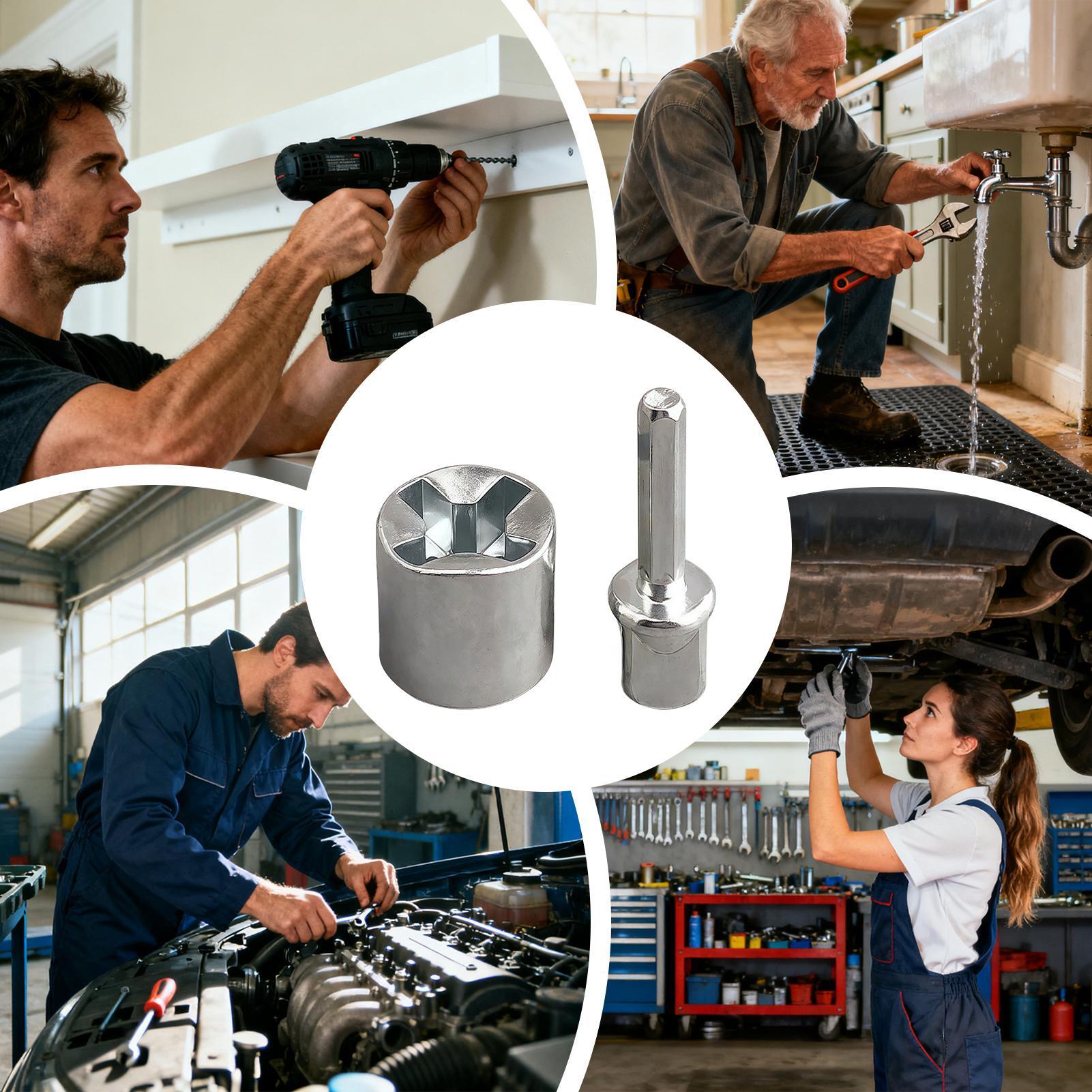 Auger Drill Attachment - Adaptador de Broca para Reboque Universal
