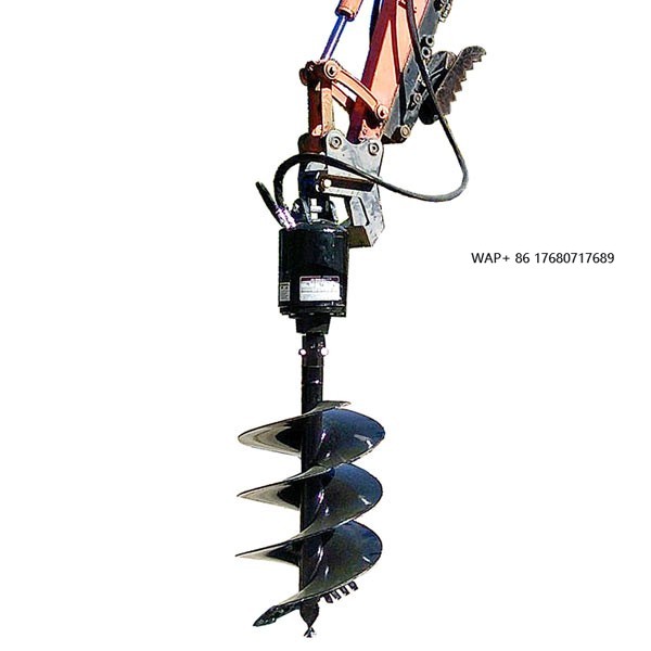 Auger Drill Attachment - Acessórios para Escavadora, Broca Hidráulica para