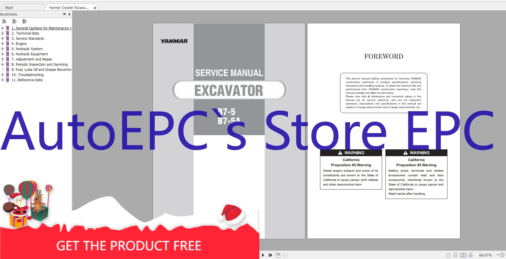 Heavy Equipment Service - AutoEPC Heavy Equipment 10,7 GB Manuais