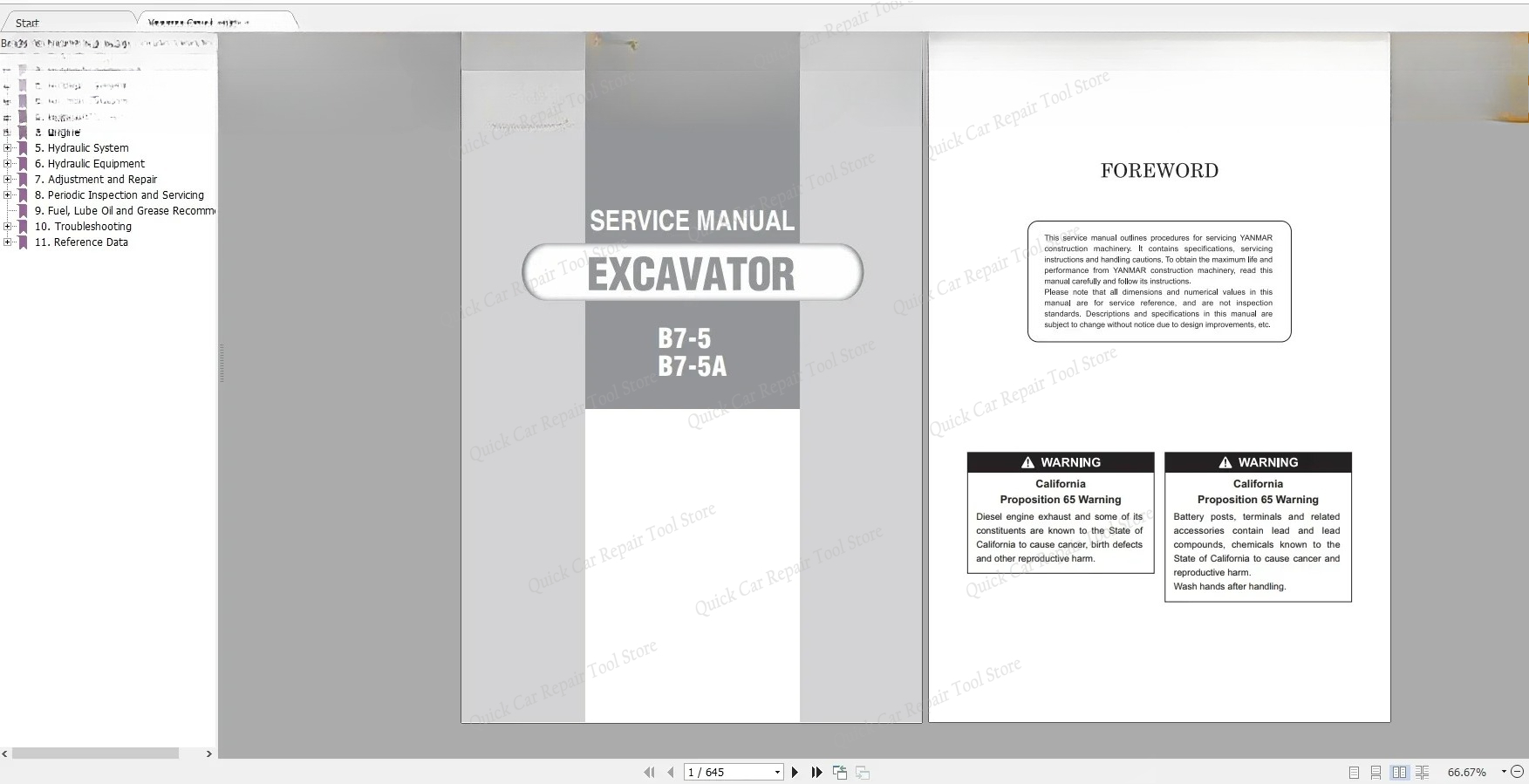 Heavy Equipment Service - AutoCD Heavy Equipment 10,7 GB Manuais