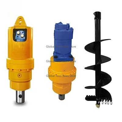 Motor de fixação de escavadeir - Auger Drill Attachment avaliação e preço