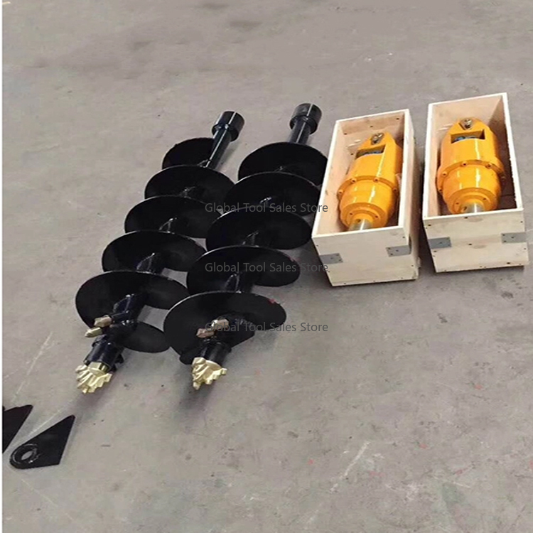 Motor de fixação de escavadeir - Auger Drill Attachment avaliação e preço
