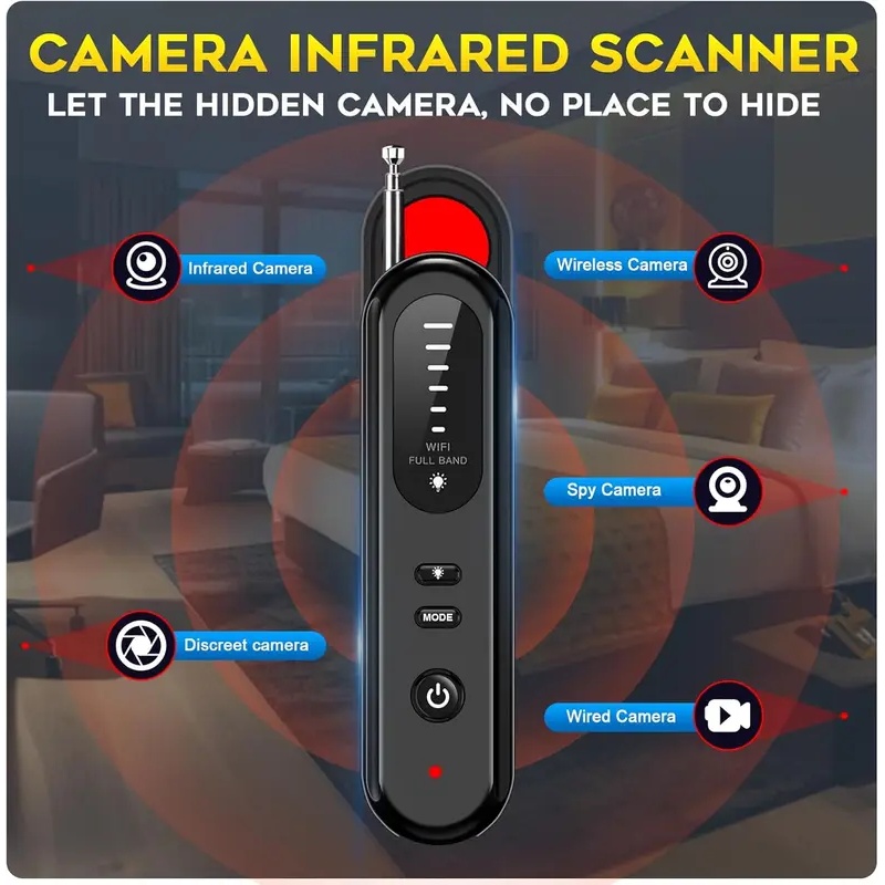 Detector de Câmeras Ocultas 20 - Heavy Equipment Gps Tracker avaliação e preço