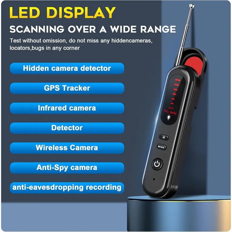 Detector de Câmeras Ocultas 20 - Heavy Equipment Gps Tracker avaliação e preço