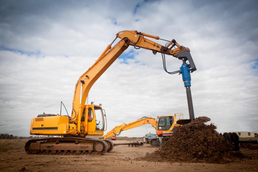 Acessórios para Escavadora, Br - Auger Drill Attachment avaliação e preço